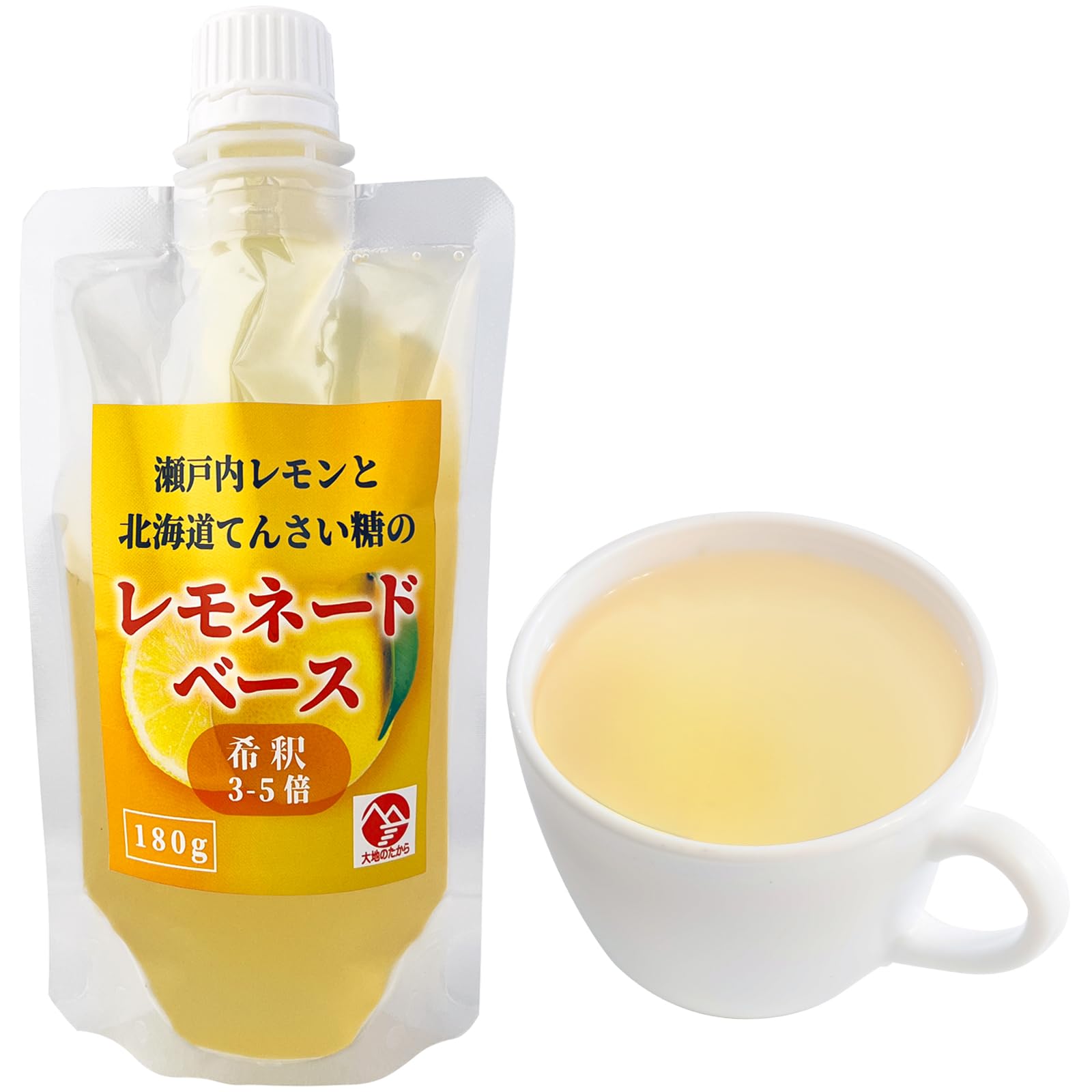 Amazon.co.jp: 【大地のたから】国産レモネード 瀬戸内レモンと北海道